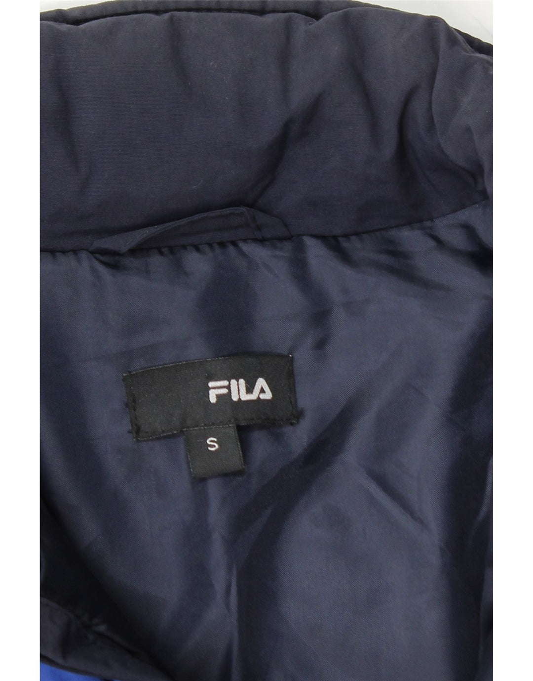 FILA muška podstavljena jakna UK 36 mala tamnoplava poliamidna boja