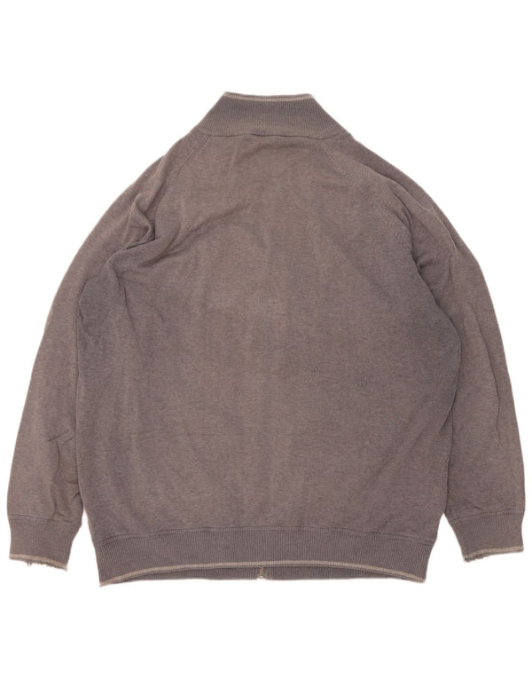 Marks & Spencer Herre Cardigan Sweater XL Grå Bomuld