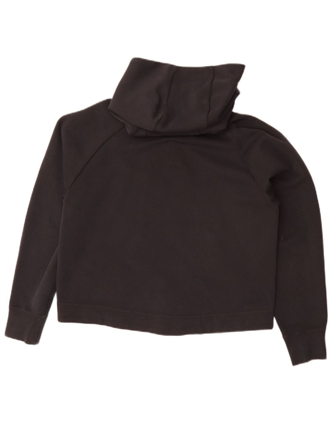 Nike Womens Oversized Zip Hoodie Sweater UK 10 Small Black
