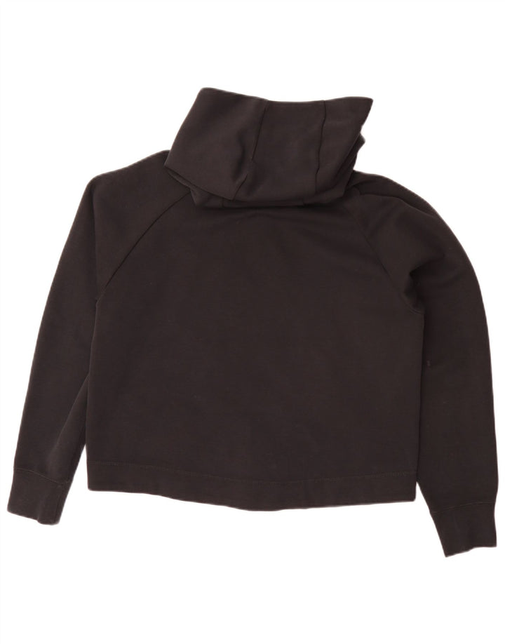 Nike Womens Oversized Zip Hoodie Sweater UK 10 Small Black