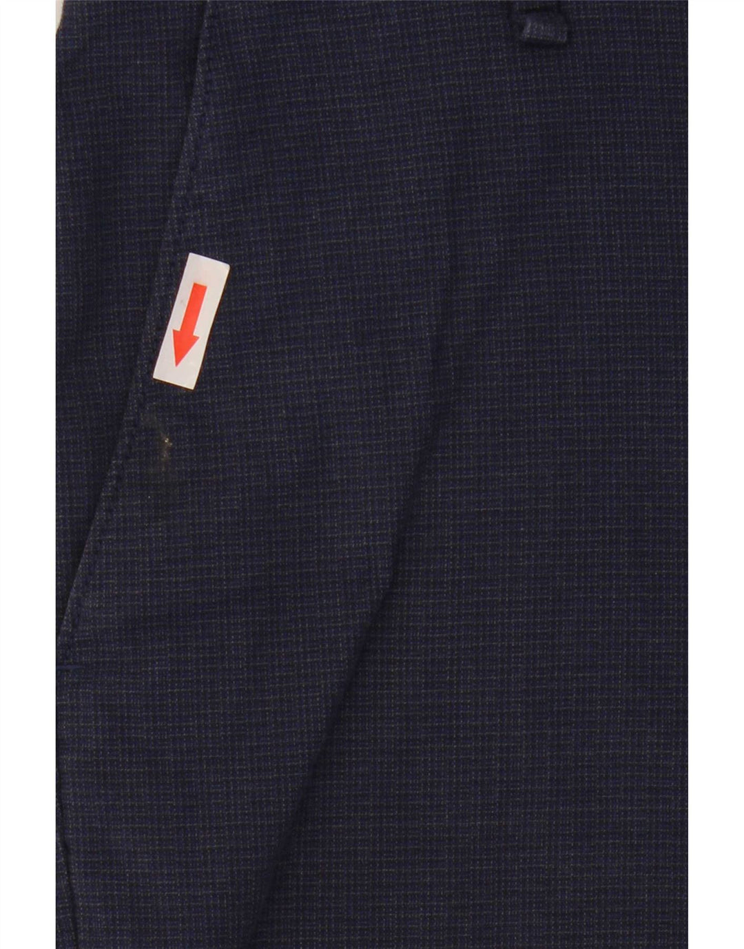 Calvin Klein Mens Chino Shorts W36 Large  Navy Blue Check