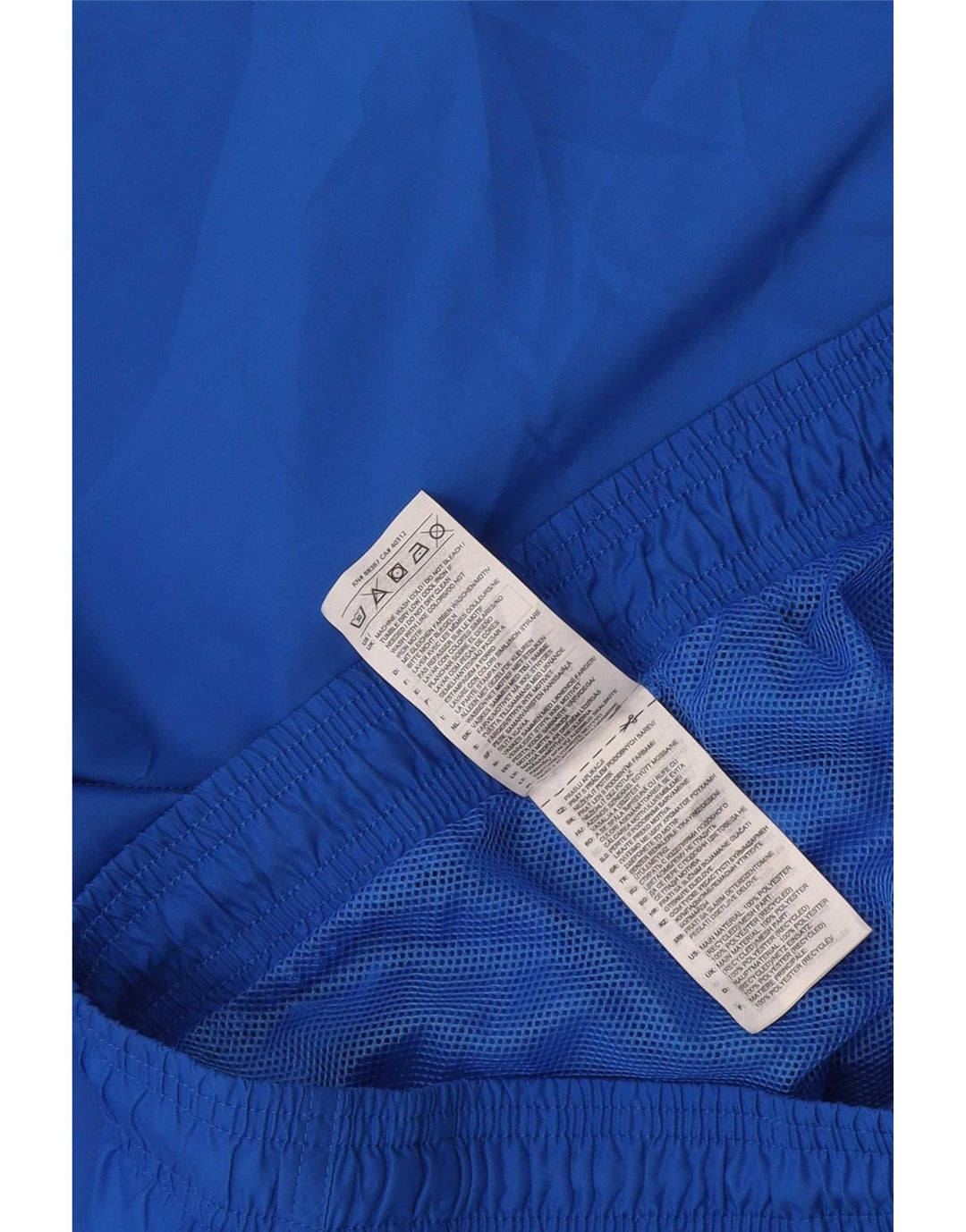 Pantaloni scurți sport Adidas pentru bărbați, poliester albastru mediu