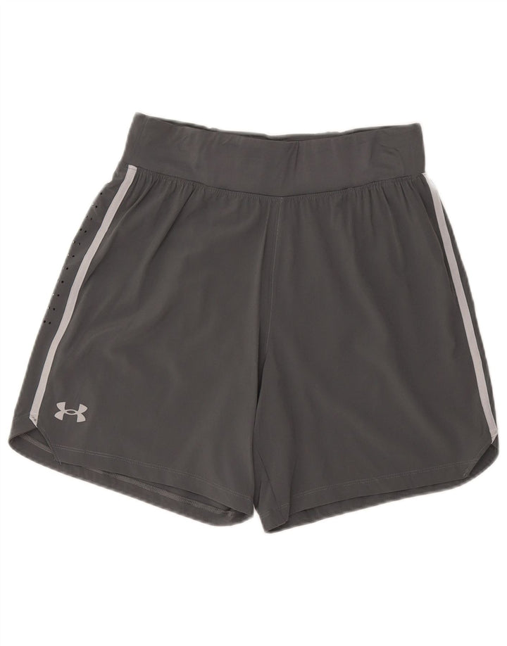 UNDER ARMOUR Sportsshorts til kvinder UK 14 mellemgrå polyester
