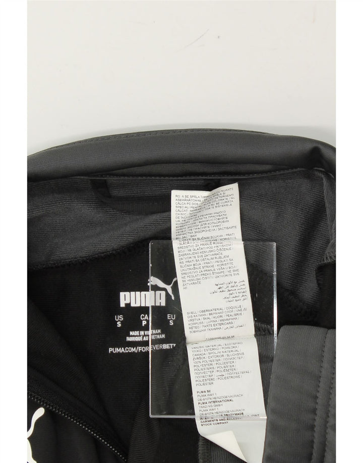 PUMA Mens Tracksuit Top Jacket Small Black Colourblock Polyester Vintage Puma and Second-Hand Puma from Messina Hembry 