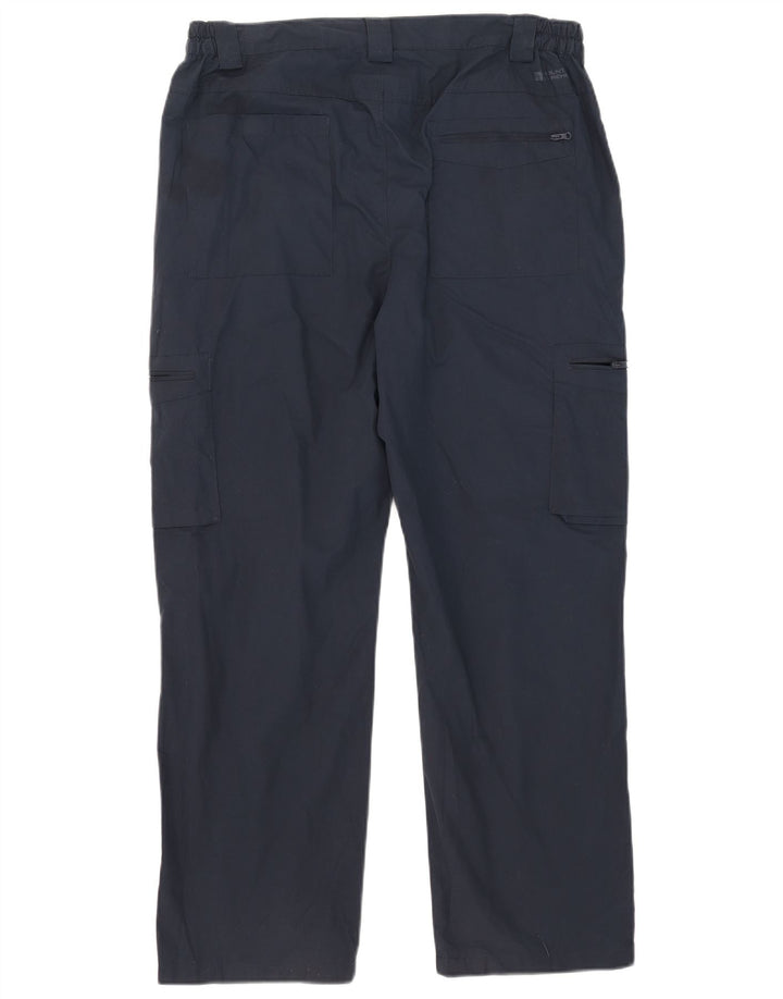 Mountain Warehouse Pantalon Cargo Droit Homme W36 L29 Bleu Marine Polyester