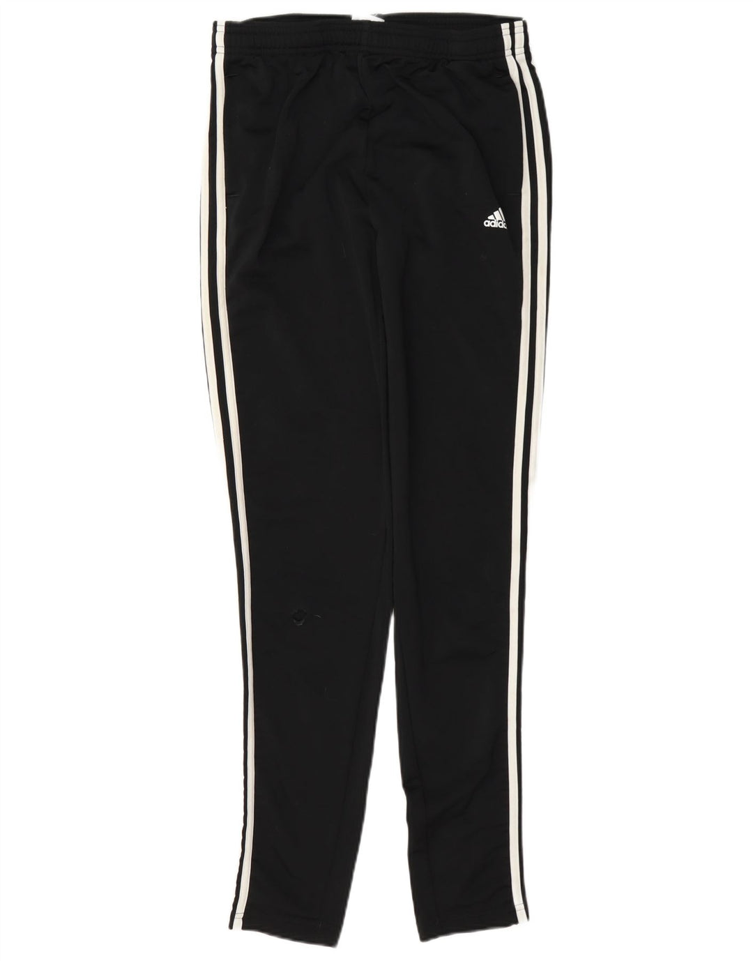 Adidas Boys Tracksuit Trousers 15-16 Years Black Polyester