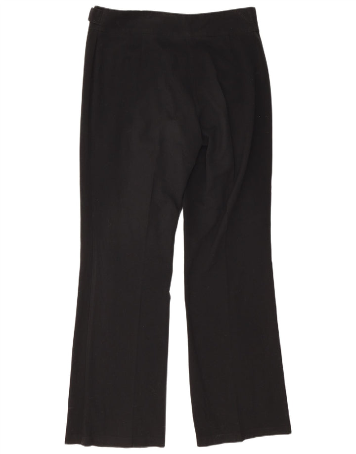 Marks & Spencer Womens Bootcut Suit Trousers UK 16 Large W34 L32 Black