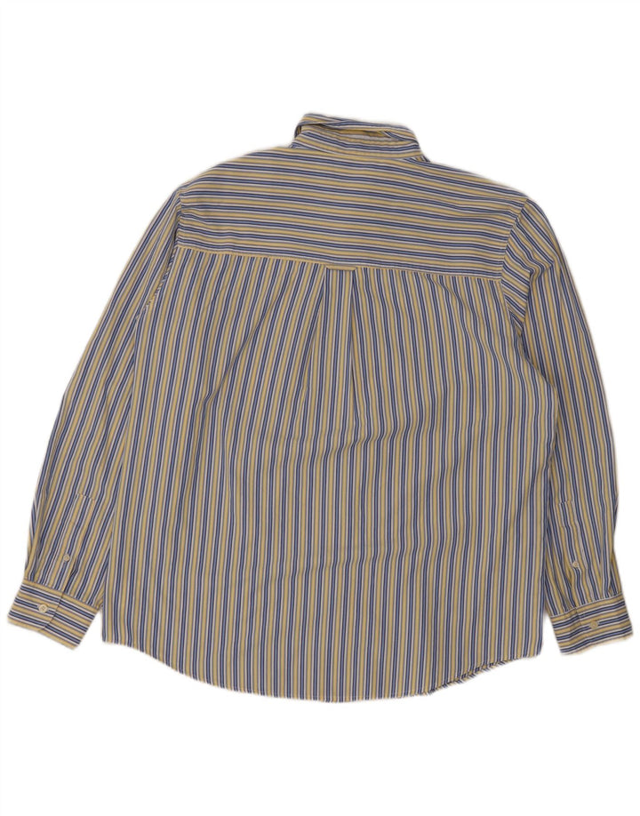 Camicia Chaps da uomo vestibilità regolare in cotone a righe grandi blu
