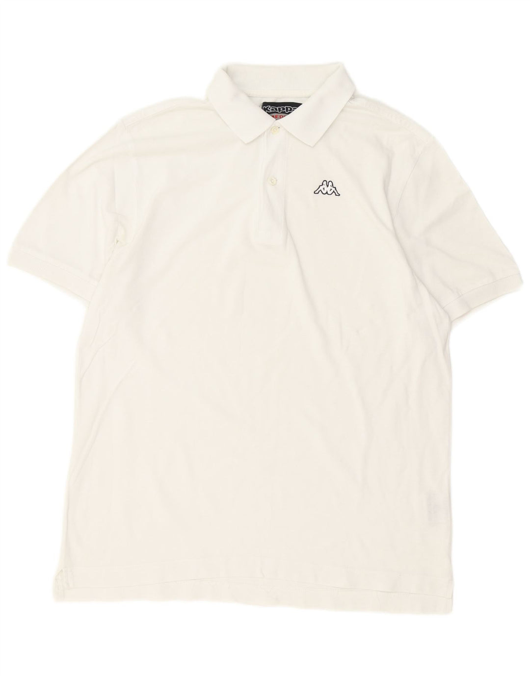 Kappa herre poloshirt Medium hvid bomuld