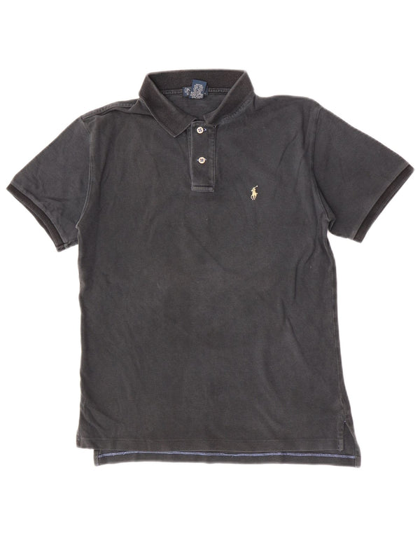 Polo Ralph Lauren Boys Polo Shirt 12-13 Years Medium Grey Cotton