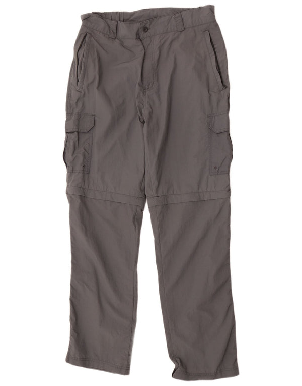 Mountain Warehouse Herre Straight Cargo Bukser W34 L31 Grå Nylon