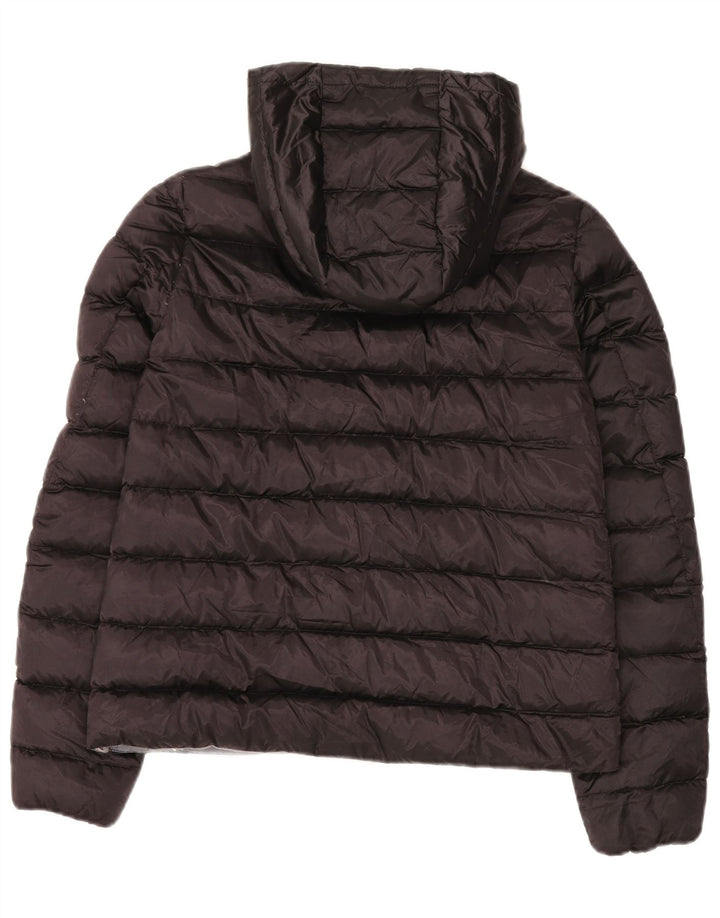 Ciesse Piumini Womens Hooded Oversized Padded Jacket IT 40 XS Black