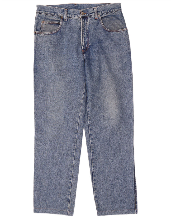 Naf Mens Straight Jeans W34 L30 Blue Cotton