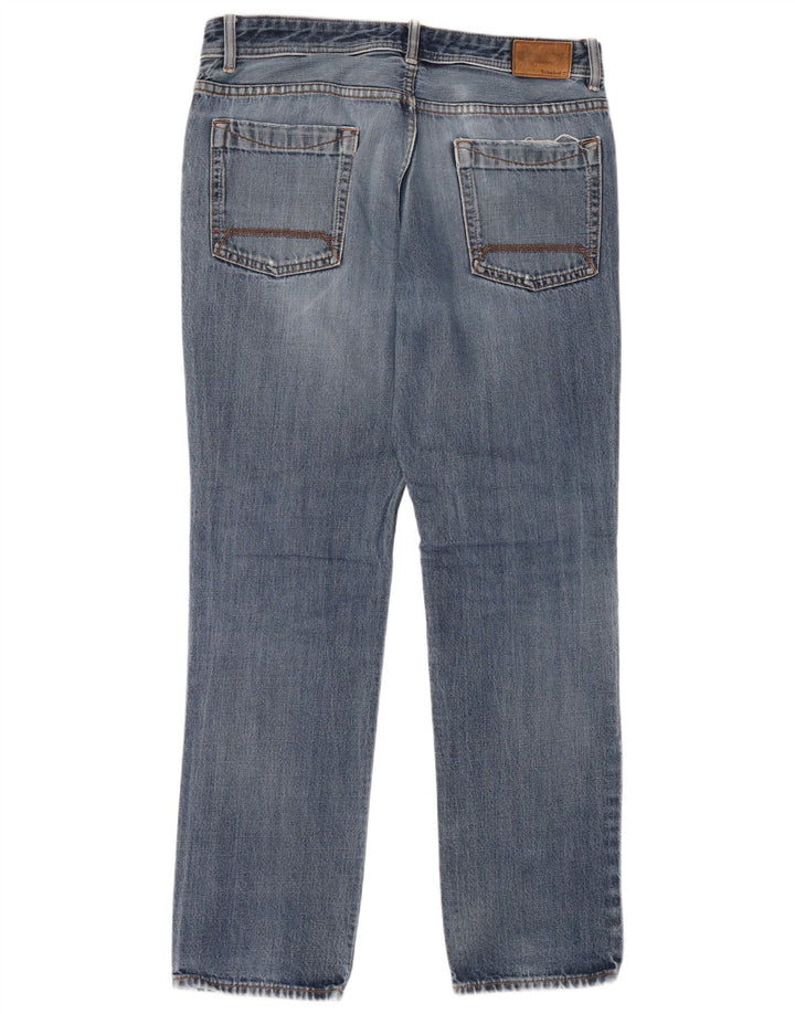 TIMBERLAND Mens Straight Jeans W34 L31 Blue Cotton