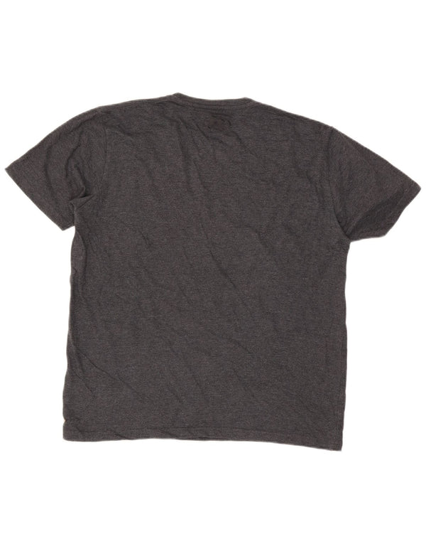 Under Armour Mens Heat Gear T-Shirt Top Medium Grey Cotton