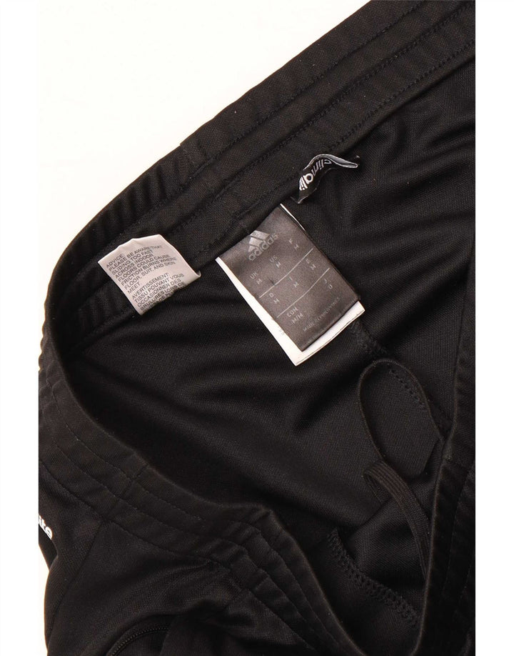 Pantaloni da tuta Adidas Climalite da uomo medio poliestere nero
