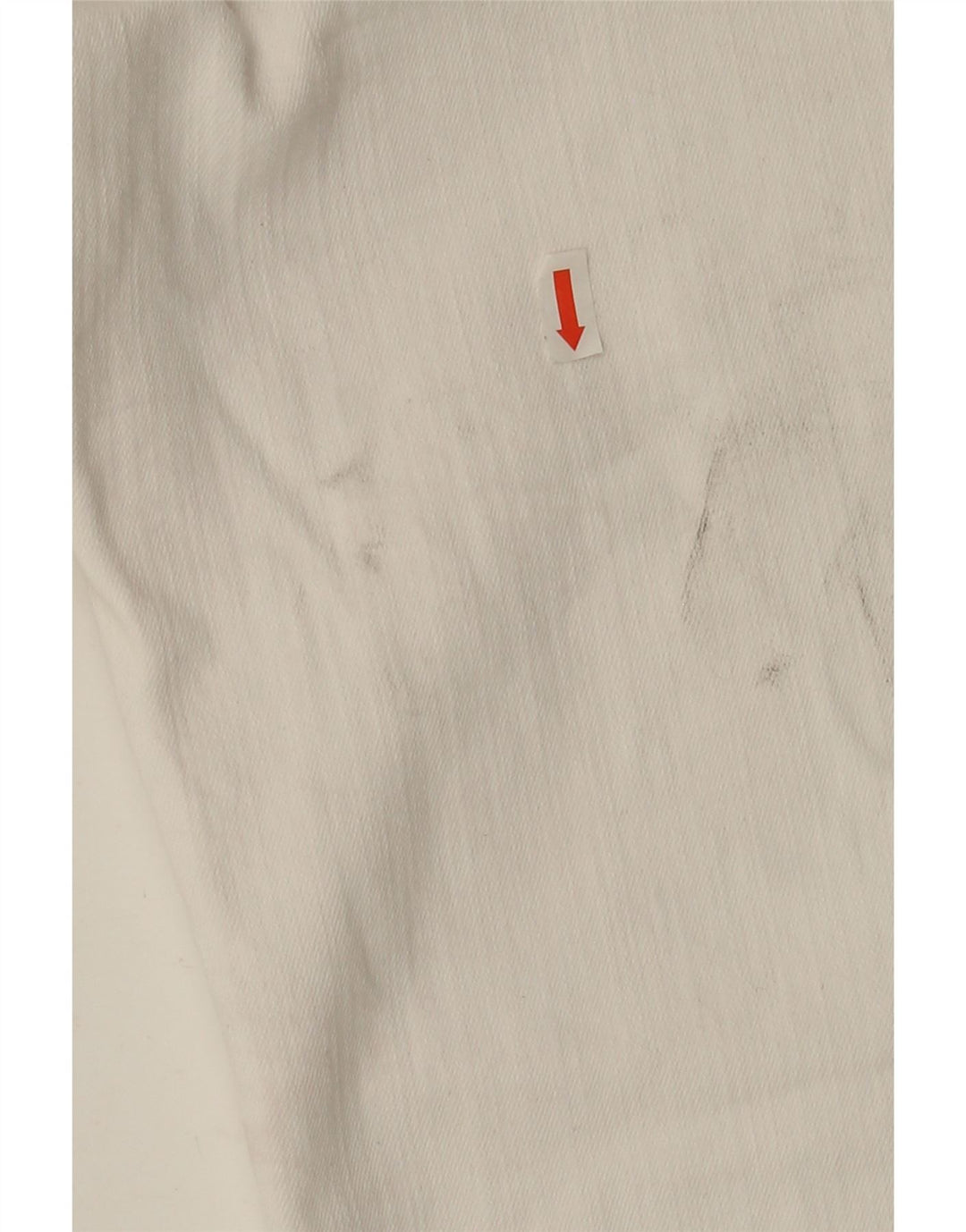Zara Womens Crop Bootcut Jeans EU 38 Small W28 L26 White Bomuld