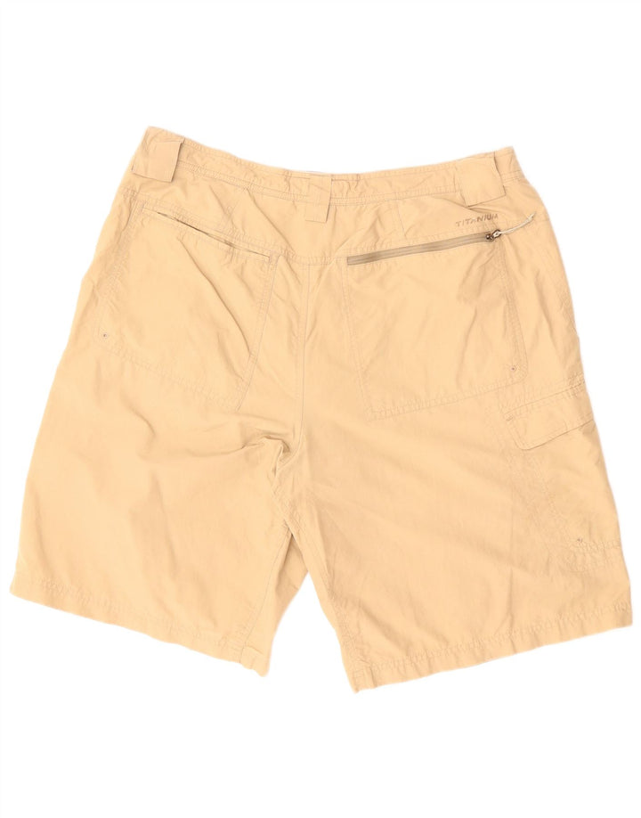 COLUMBIA Mens Cargo Shorts W36 Large Beige Nylon