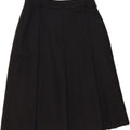 I BLUES Womens Pleated A-Line Skirt IT 42 Medium W26  Grey Acetate Vintage i Blues and Second-Hand i Blues from Messina Hembry 