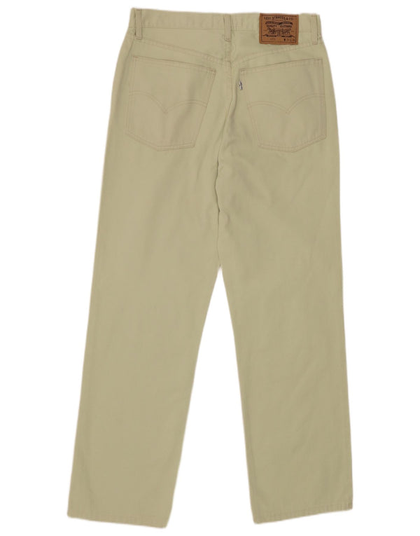 Levi's Mens 471 Pantalones Casuales Rectos W34 L30 Algodón Verde