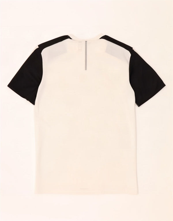 Adidas Ανδρικό T-Shirt Climalite Top Small White Colourblock Polyester