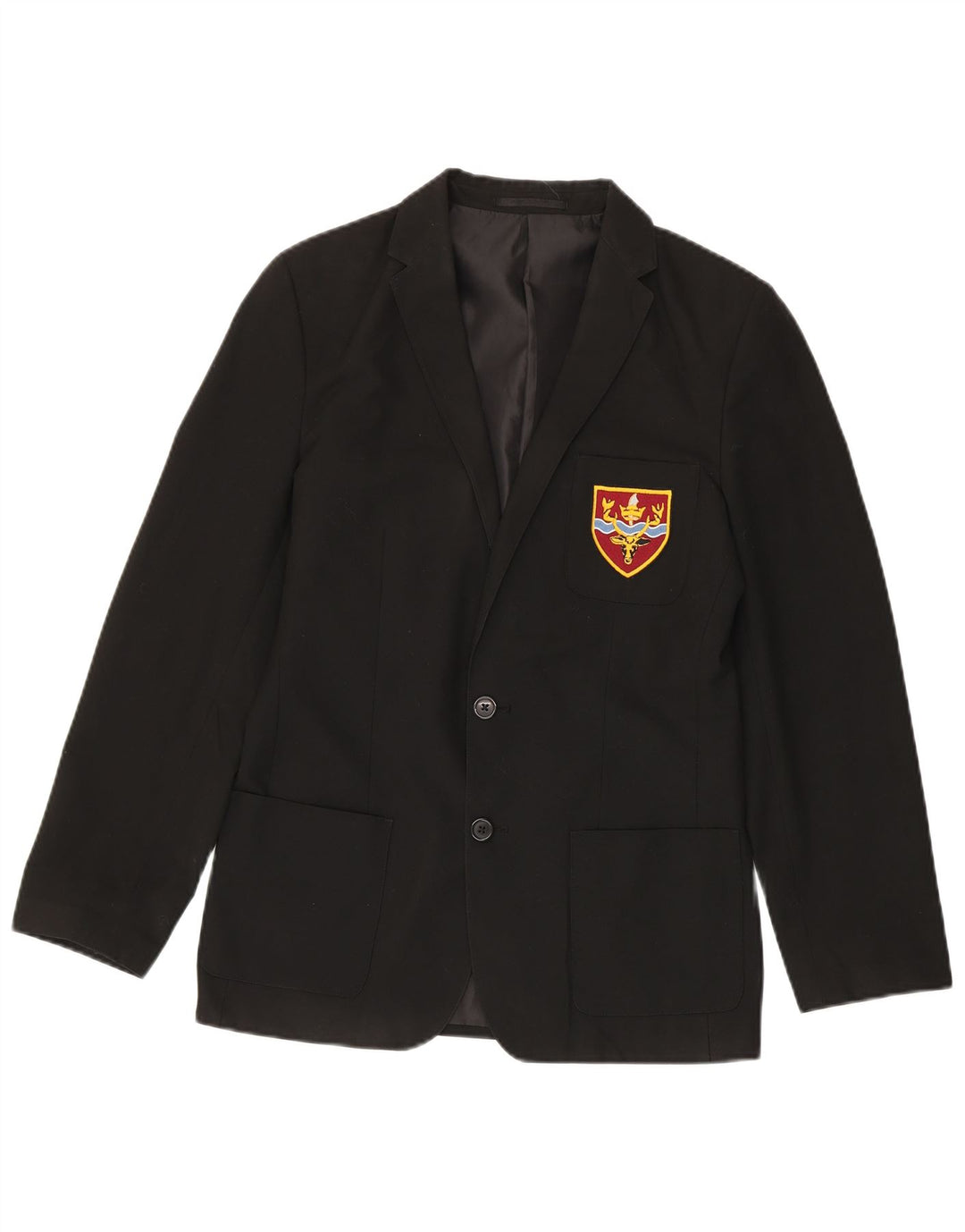 Marks & Spencer Boys jakna sa 2 gumba 14-15 godina Crna poliesterska jakna
