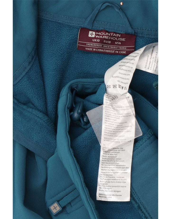 Chaqueta superior de chándal para mujer Mountain Warehouse UK 10 Small Azul Poliéster