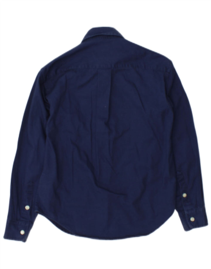 Ralph Lauren Boys Shirt 8-9 Years Small Navy Blue Cotton