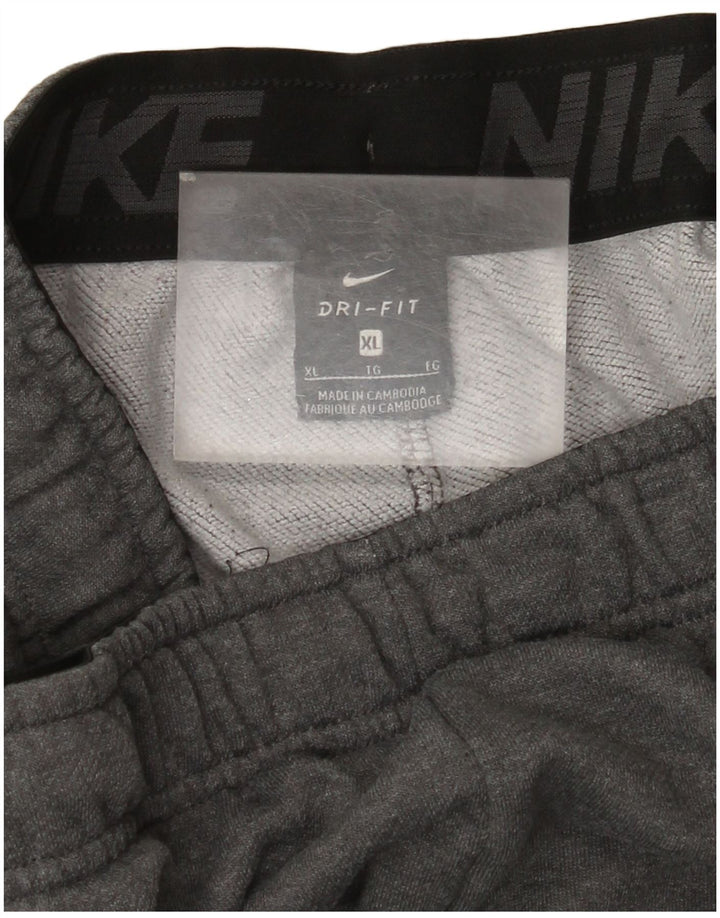Nike Mens Dri Fit Tracksuit Trousers Joggers XL Grey
