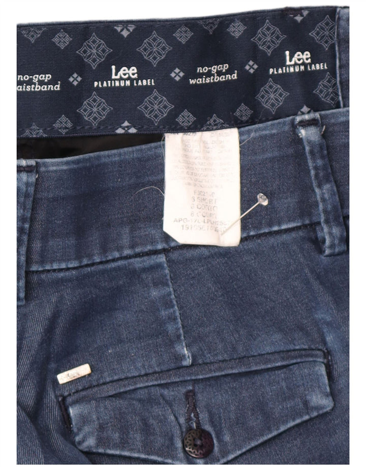LEE Womens Platinum Label Straight Jeans US 6 Medium W30 L30 Blue Cotton