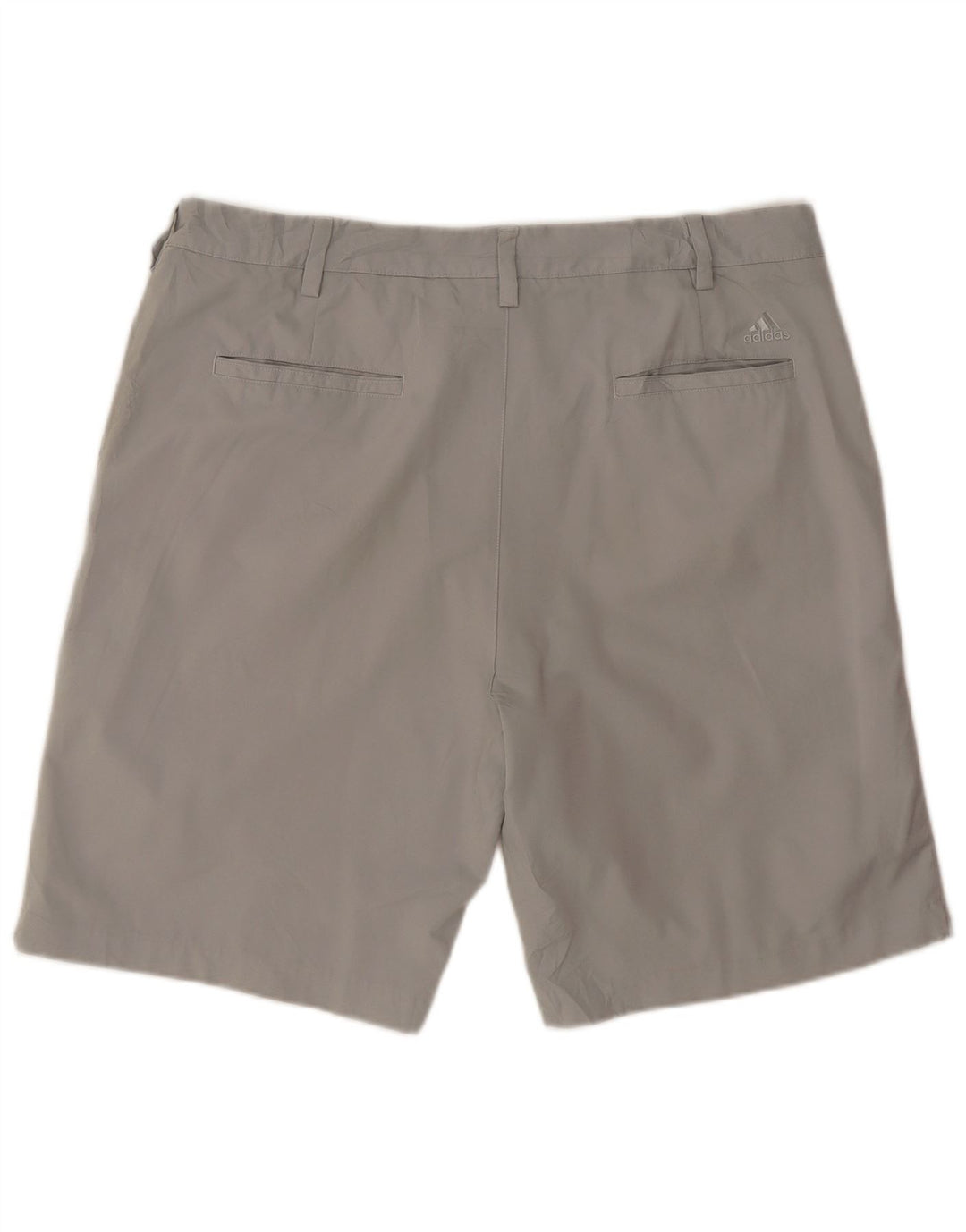Adidas Mens Chino Shorts W38 XL Grey Polyester