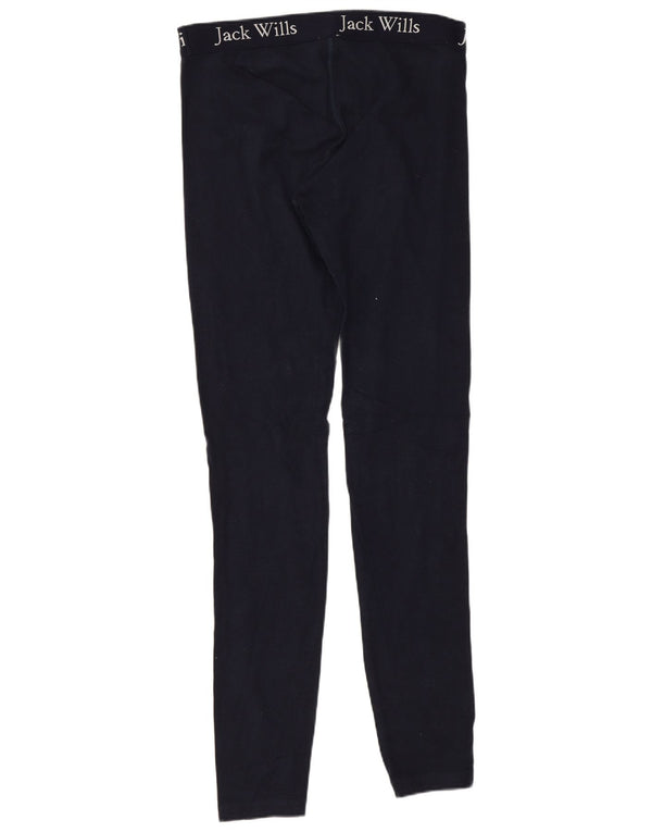 Leggings grafici da donna Jack Wills UK 10 piccolo cotone blu navy