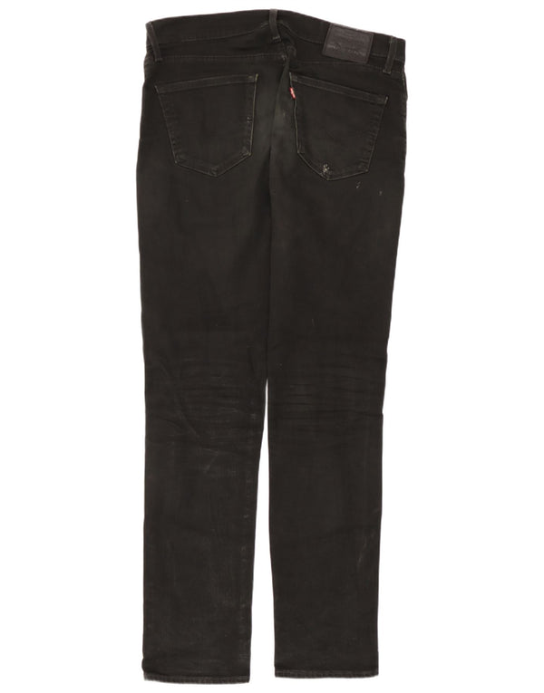 Мужские узкие джинсы Levi's W34 L34, черный хлопок