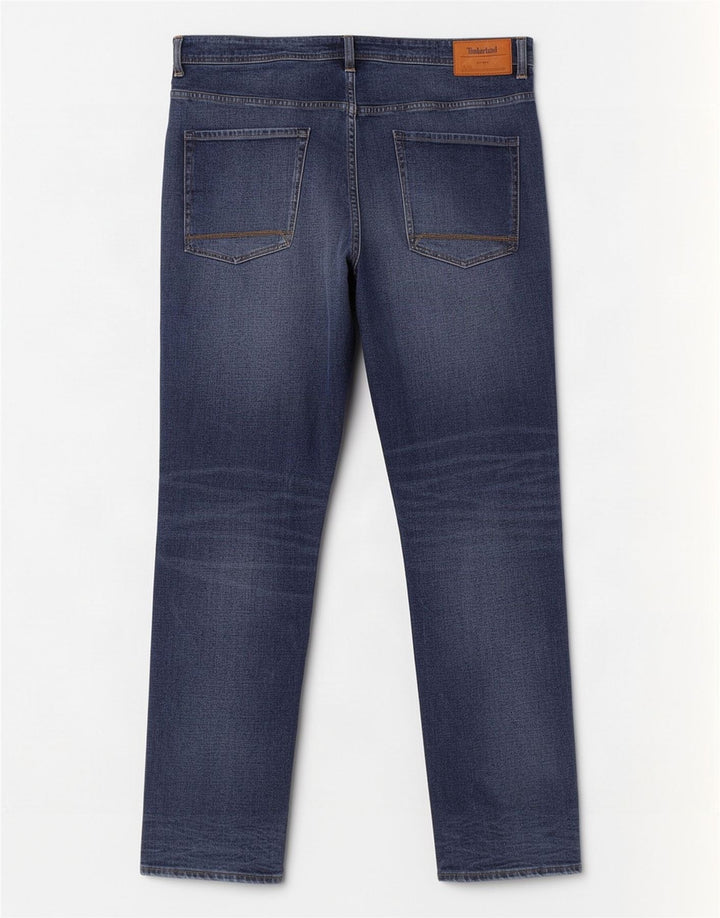 Timberland Mens Straight Jeans W42 L32 Blue Cotton