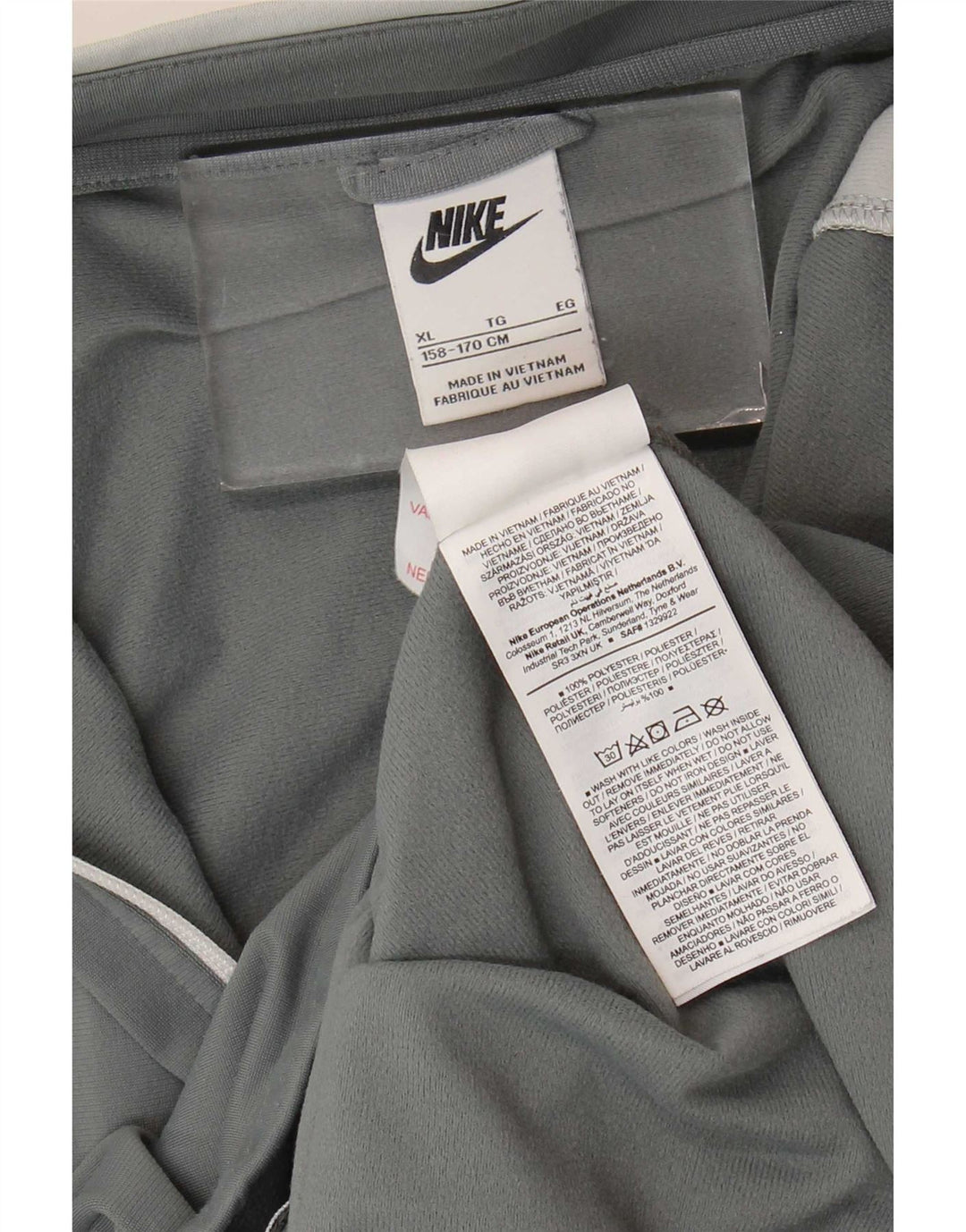 Veste de survêtement Nike Garçon 13-14 ans XL Gris Polyester