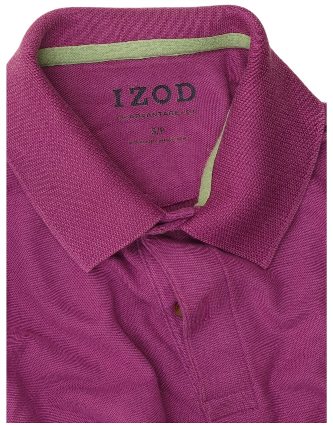 Мужская рубашка поло IZOD маленькая фиолетовая