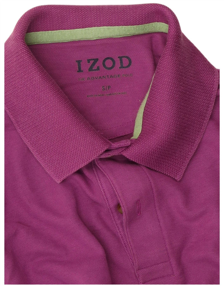 Мужская рубашка поло IZOD маленькая фиолетовая