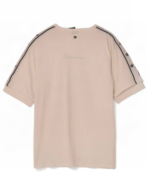 Champion Mens Slim Fit Graphic T-Shirt Top XL White Cotton