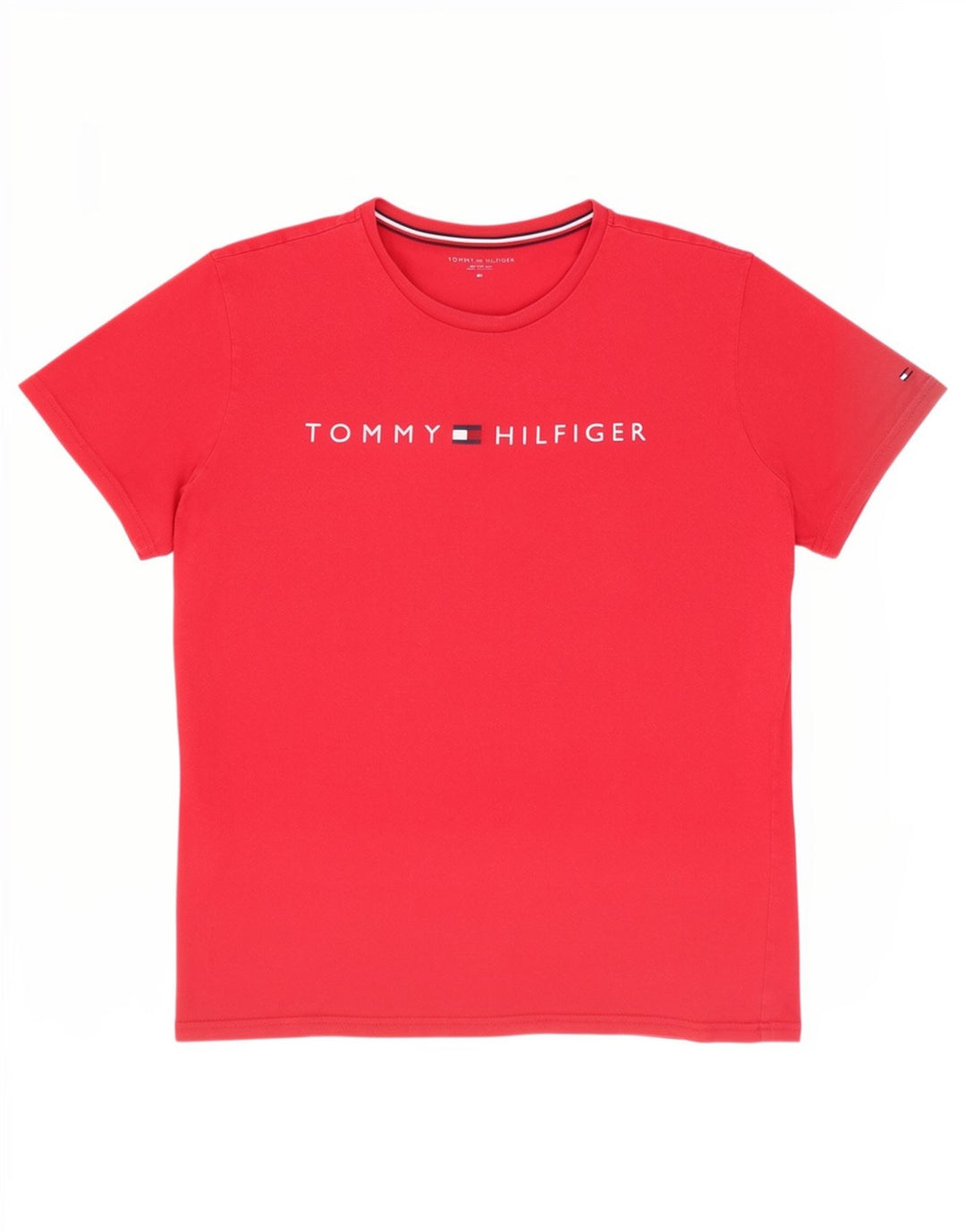 Tommy Hilfiger Mens Graphic T-Shirt Top XL Red