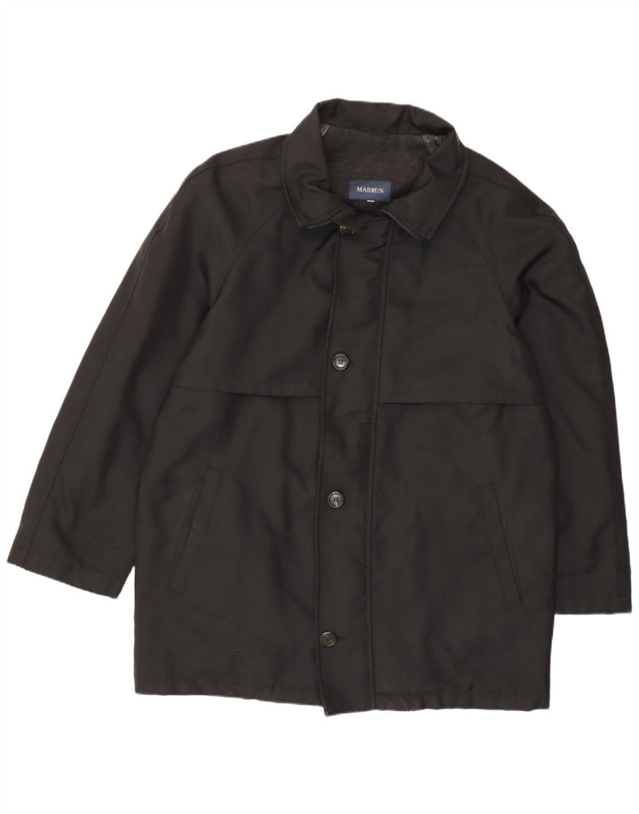 Mabrun Mens Windbreaker Jacket UK 40 Large Black Polyamide