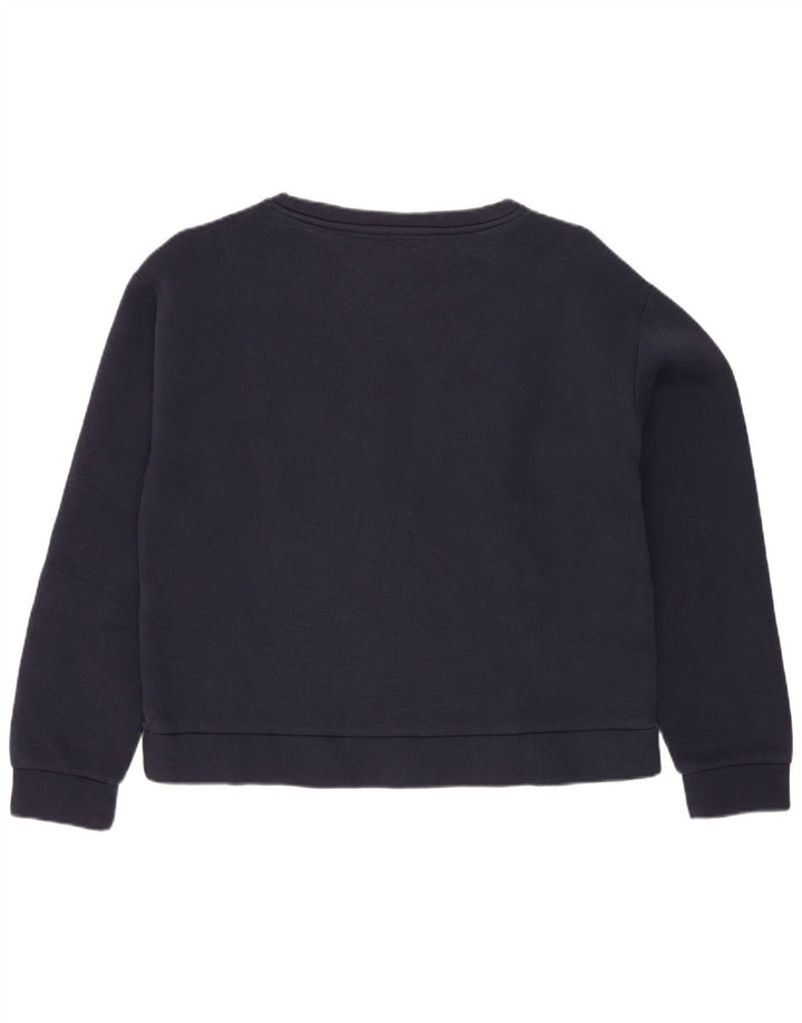 NORTH SAILS Womens Sweatshirt Jumper UK 10 Small Navy Blue Cotton