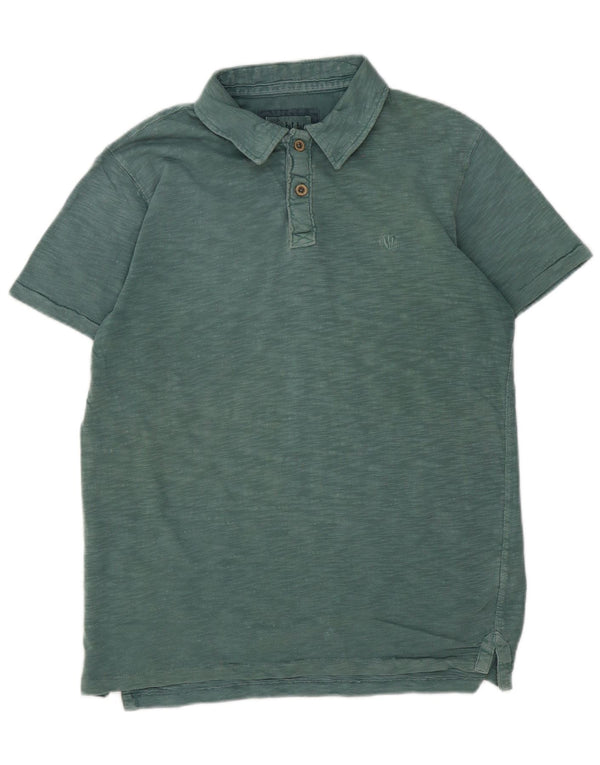 Polo Homme Fat Face Petit Coton Moucheté Vert