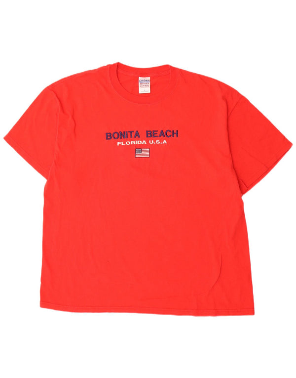 vintage Mens Graphic T-Shirt Top XL Coton Rouge