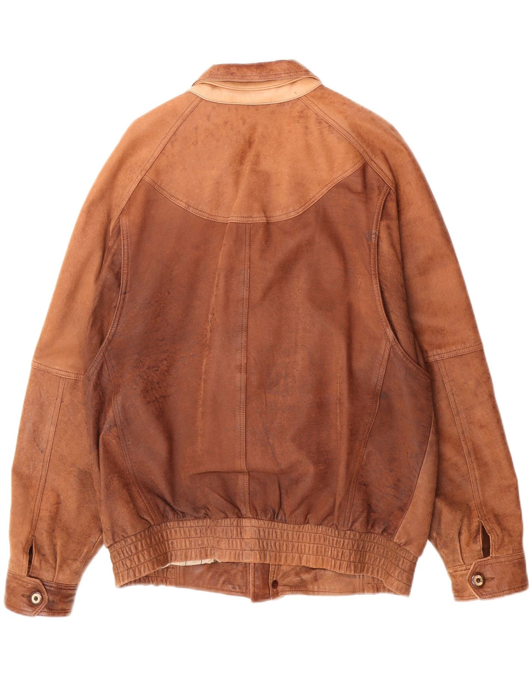 Giaccomo Larusso Chaqueta de cuero para hombre IT 52 XL Cuero marrón