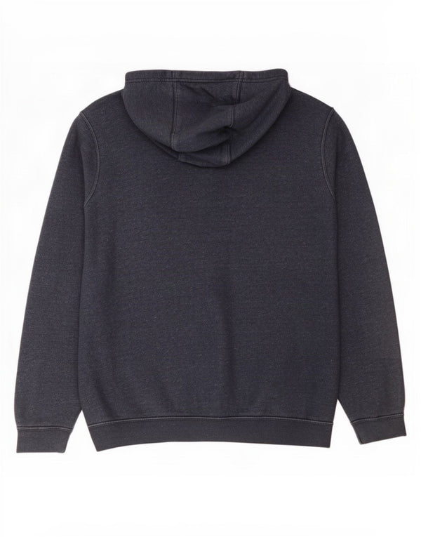 Nike Mens Zip Hoodie Sweater Medium Navy Blue Cotton
