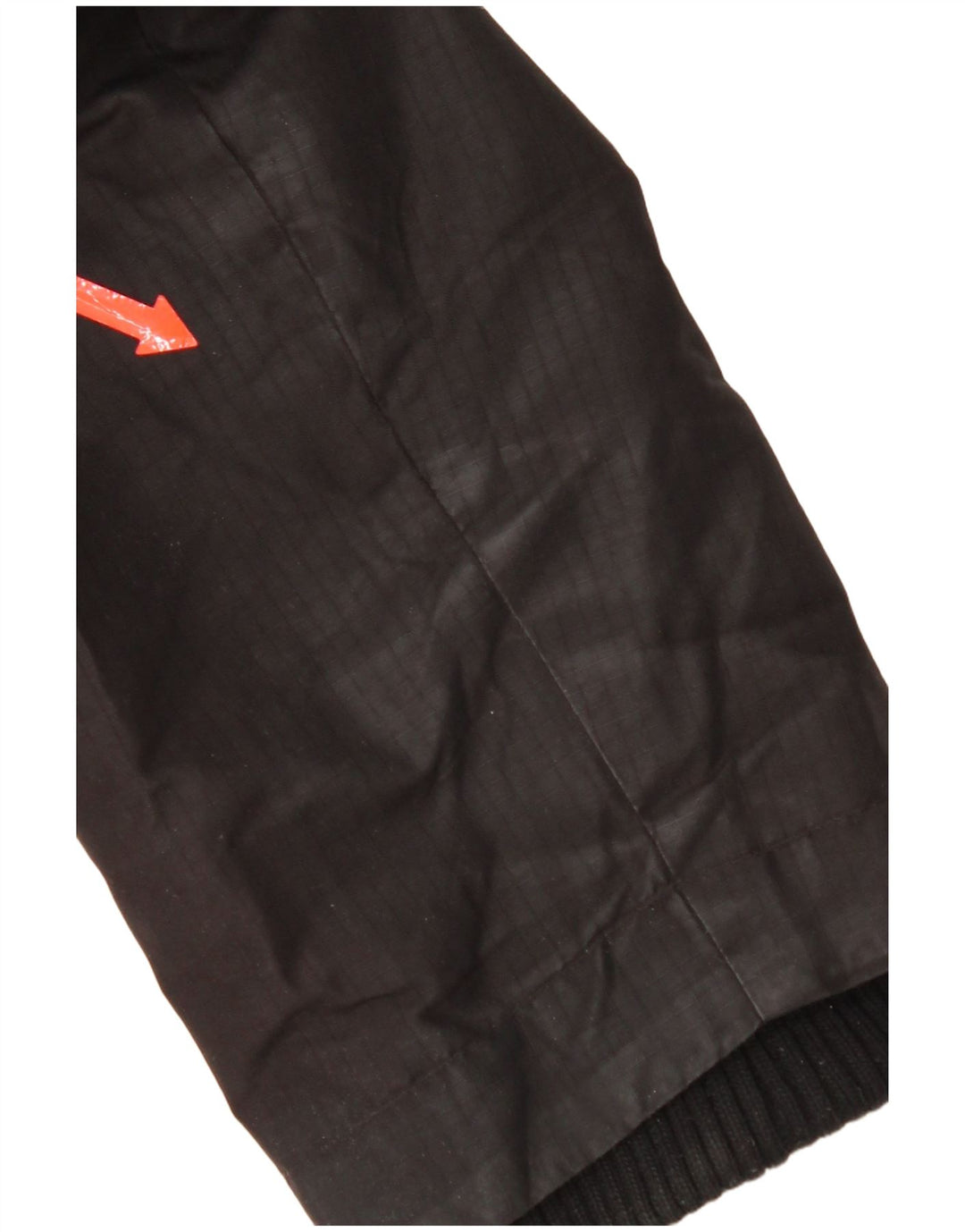 Superdry Womens Hooded Windbreaker Jacket UK 14 Large Black Polyester