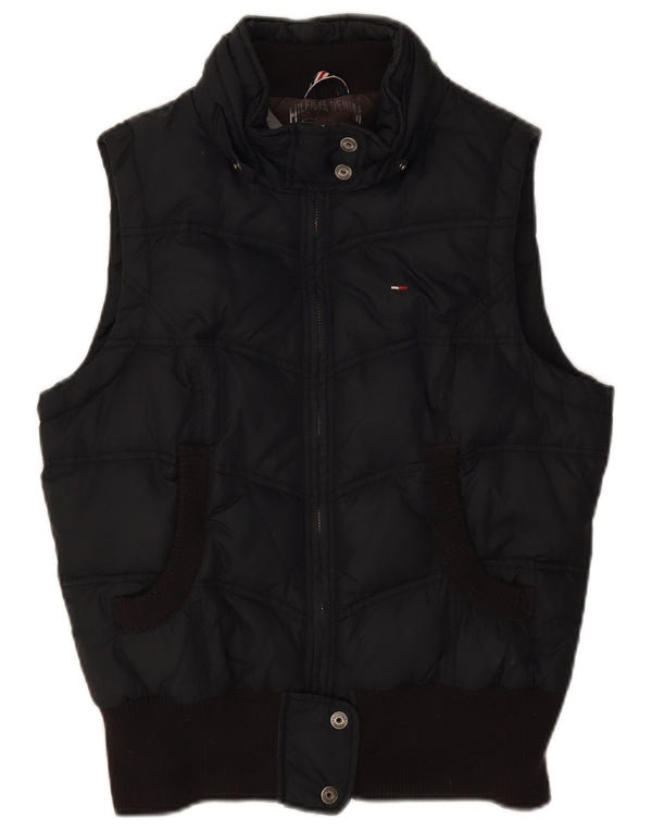 Tommy Hilfiger Chaleco acolchado para mujer UK 44 Grande Poliéster negro