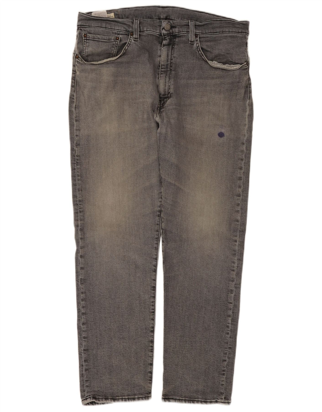 LEVI'S Mens 502 Tapered Jeans W36 L30 Grey Cotton