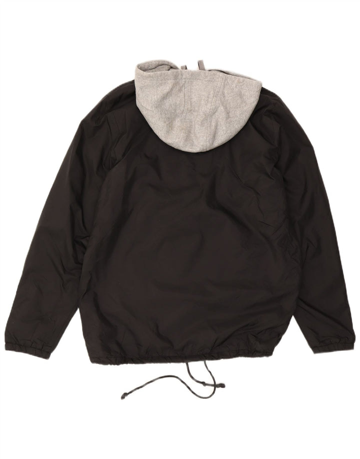 Giacca a vento con cappuccio da uomo Vans UK 38 nylon nero medio