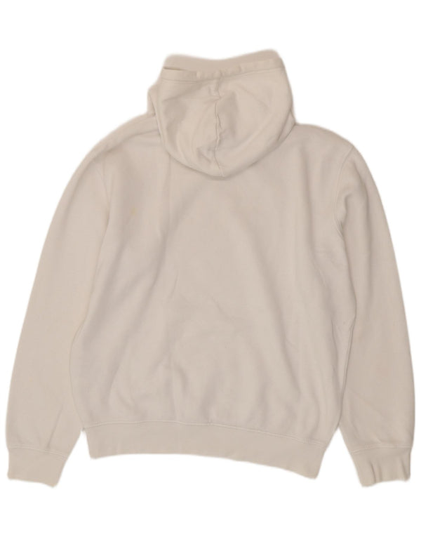 Champion Herre grafisk hættetrøje Jumper Medium hvid bomuld